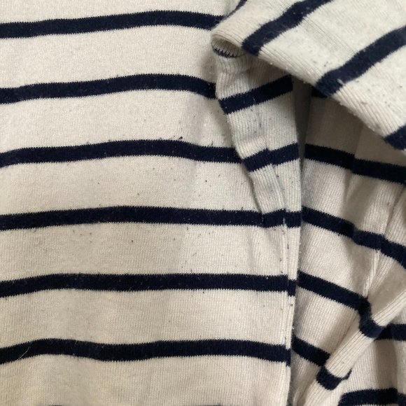 H&M MAMA Striped Maternity Long Sleeved Top Size M - Picture 2 of 2